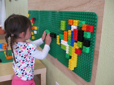 Sensory Wall, Lego Wall, Lego Room, Home Daycare, Sensory Room, Kids Area, Kids Play Area, Kids Church, Lego Duplo