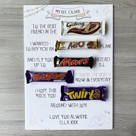 Chocolate Boards, Chocolate Board, Form Board, Unique Engagement Gifts, Personalised Chocolate, Wedding Chocolate, Birthday Chocolates, Christmas Gifts For Sister, Sister Christmas