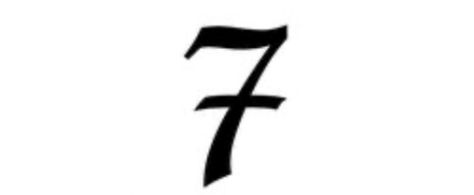 Number 7 Tattoo, 777 Font, Number Angel, 777 Tattoo, Roman Tattoo, The Number 7, 7 Number, 7 Tattoo, Web Tattoo