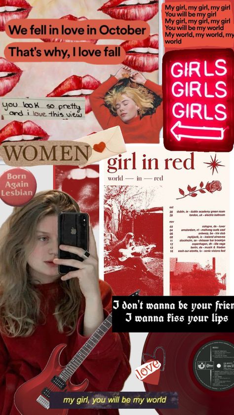 #lesbianaesthetic #pride #girlinred Marie Ulven, I Need A Girlfriend, Need A Girlfriend, Netflix Movies To Watch, Forever My Girl, Pride Art, Little Things Quotes, Song Artists, Netflix Movies