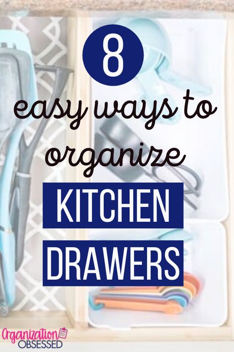 Kitchen drawer organization is not an easy task. But these kitchen drawer organizers will help you organize kitchen drawers easy and fast. Come get some tips and learn how to organize your kitchen drawers easily and quickly.#organizing #organizingonabudget #kitchenorganizers #organizedkitchen #howtoorganizeyourkitchen #organizationhacks Kitchen Drawers Organization, Kitchen Drawer Organization Ideas, Organize Utensil Drawer, Drawer Organization Ideas, Dresser Top Organization Ideas, Dresser Top Organization, Diy Drawer Organizer, Kitchen Drawer Organizers, Organize Kitchen