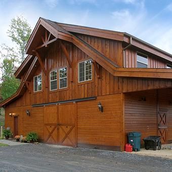 The Denali Barn Apartment 72. I am definitely building this one day! I told my Mom to buy me the blueprints for Christmas. Barn With Apartment, Prefab Barns, Barn With Living Quarters, Barn House Kits, Barn Apartment, Barn Kits, Barn Living, Barn Garage, Wood Barn