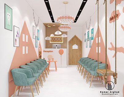 Kids Dental Clinic Interior Design, Kids Hospital Design, Kids Clinic Interior Design, Pedia Clinic Interior Design, Pediatric Clinic Design Interiors, Pedia Clinic, Kids Dental Clinic, Pediatric Dental Office Decor, Kids Dental Office