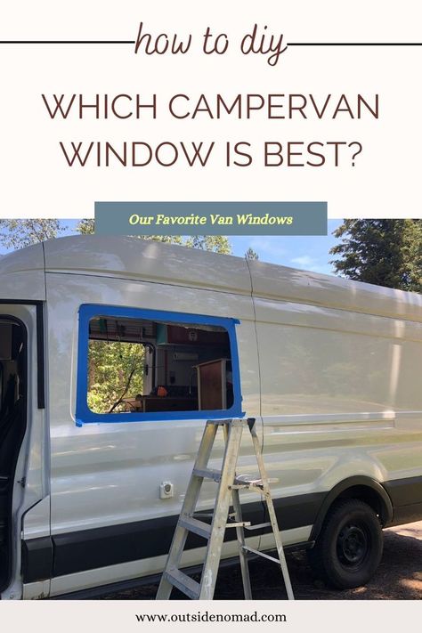 Picking the right Campervan window for your DIY build is an important first step. We explore the different types of Vanlife windows so you can find the best van window for you. In addition, we explore some important window installation tips for a successful DIY van build. Campervan Windows, Diy Van Build, Van Windows, Best Van, Best Campervan, Van Build, Cool Vans, Side Window, Window Installation