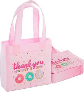 Donut Theme Party Favors, Donut Theme Party, Sprinkles Design, Donut Party Favors, 1st Birthday Party Favors, Donut Themed Birthday Party, Donut Gifts, Pink Favours, Pink Donut