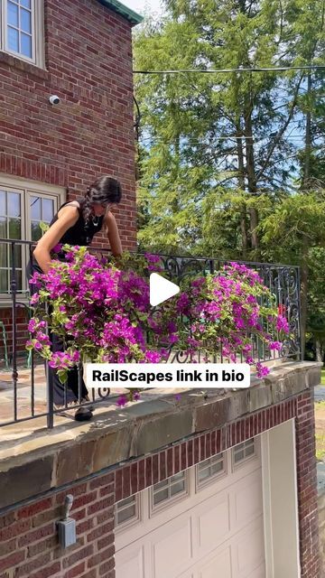 Busy Balconista 🌸 Deborah Holtschlag on Instagram: "Bouginvillea!! The supermodel of balcony gardening. 
To Shop RailScapes Floating Railing Planter
🌸link in bio
🪴PlantTraps.com (official)
🫣avoid knockoffs if you want them to work

#gardening #floatinggarden #planttraps #balcony #balconydecor #happyplace" Balcony Railing Planters, Balcony Gardening, Railing Planters, Floating Garden, Balcony Railing, Flowering Vines, August 1, Balcony Decor, Decor Outdoor