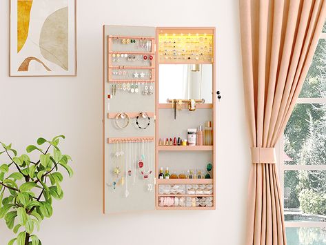 Jewelry organizer diy wall