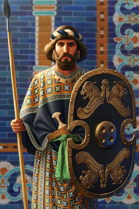 This concept by Joan Francesc Oliveras Pallerols depicts what a guardsman in the Immortals, a famous Persian army reportedly numbering 10,000 soldiers, might have looked like. Persian Immortal, Battle Of Gaugamela, Darius Iii, Ancient Persian Art, King Of Persia, Persian Warrior, Cyrus The Great, Iran Culture, Persian Architecture