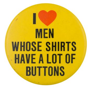 I Love Men Whose Shirts Have A Lot Of Buttons Round Icons, I Love Men, Pin Ideas, Pin Design, Cool Buttons, Heart Logo, Cool Pins, Badge Design, Button Badge