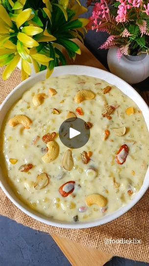 Sabudana Kheer, Breakfast Homemade, Kheer Recipe, Tasty Recipes Videos, Dry Fruits, Indian Desserts, Ghee, Dried Fruit, 1 Cup