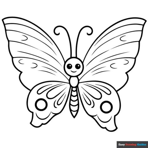 Free Pretty Butterfly For Kids Coloring Page for Kids Insect Coloring Pages, Easy Drawing Guides, Free Printable Coloring Sheets, Drawing Guides, Kid Coloring Page, Easy Animals, Pretty Butterfly, Kids Print, Printable Coloring Sheets