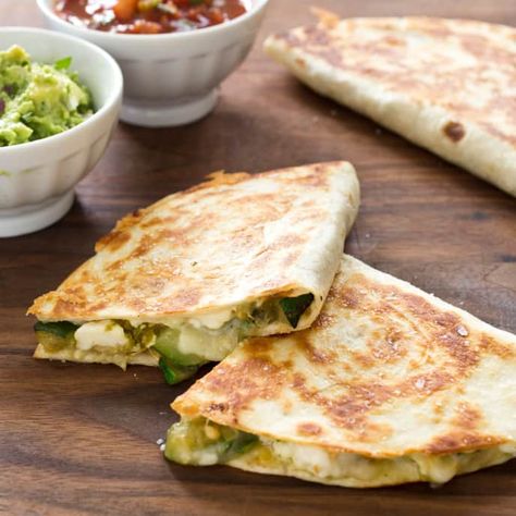 Zucchini Quesadilla, Batch Meals, American Test Kitchen, Vegetarian Quesadilla, Donut Toppings, Cookie Toppings, Caramel Tart, Scottish Recipes, America's Test Kitchen Recipes