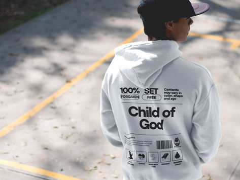 Embrace your uniqueness with our 'Child of God' hoodie! Crafted for comfort and style, this cozy piece celebrates the beautiful truth that we are all children of God, uniquely made from our head down to our toes. Featuring a bold design that radiates faith and individuality, this hoodie is perfect for expressing your belief while staying warm and fashionable. Wear it as a reminder of your divine identity and the love that unites us all! Christian Merch, Child Of God, Bold Design, Stay Warm, Design