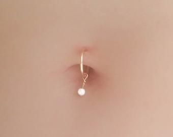 Belly Button Hoop Piercing, Belly Button Piercing Hoop, Simple Belly Button Piercing, Bellybutton Rings, Carnival Art, Purple Opal, Venice Carnival, Ring Opal, Navel Ring