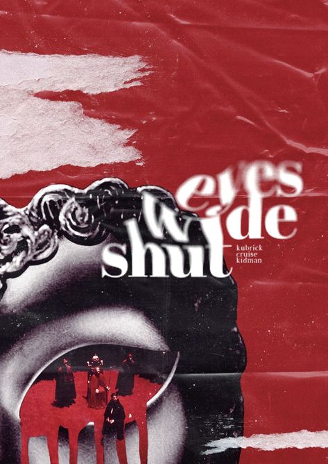 Eyes Wide Shut (1999) Movie Poster Design. Stanley Kubrick, Tom Cruise, Nicole Kidman. Original Design. Eyes Wide Shut Aesthetic, Eyes Wide Shut Poster, Sick Wallpapers, Stanley Kubrick Movies, Movie Recs, Single Artwork, Movie Poster Design, Tv Posters, Eyes Wide Shut