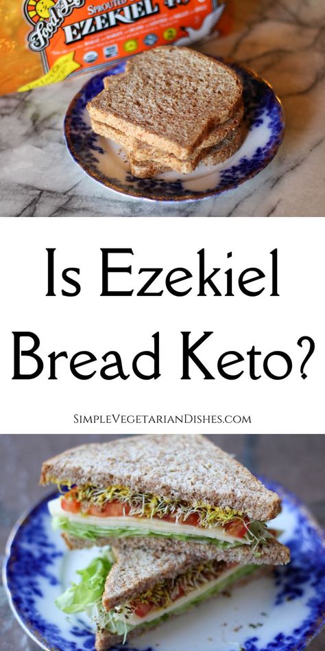 is Ezekiel bread keto article with infographic on the benefits of sprouted grain bread Ezekiel Bread Sandwich, Ezekiel Bread Benefits, Healthiest Bread, Sprouted Grain Bread, Sprouted Bread, Bread Keto, Ezekiel Bread, Best Keto Bread, Sprouted Grains