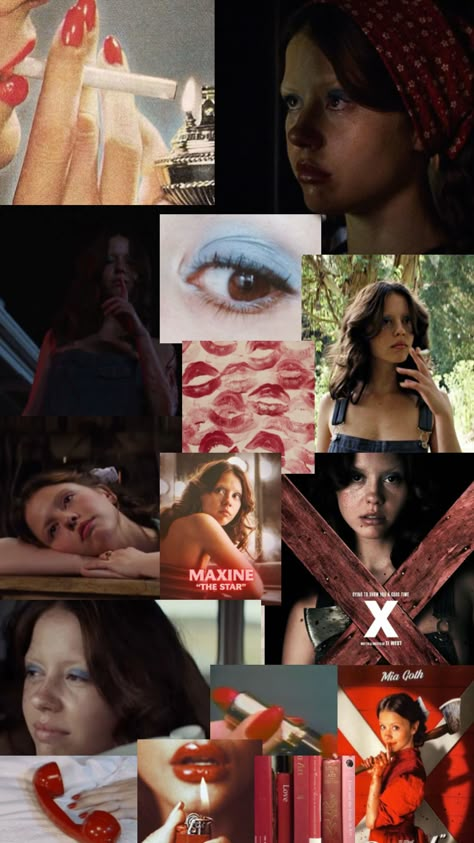 Maxxxine Inspired Outfits, Mia Goth Pearl Costume, Maxxxine Movie Outfits, Pearl The Movie, Pearl Makeup Movie, Pearl X Movie, Pearl Outfit Movie, Pearl Movie Wallpaper, Pearl Movie Aesthetic Wallpaper