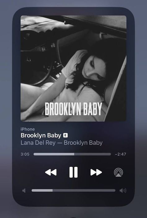 Brooklyn Baby Lana Del Rey, New Playlist, Musica Spotify, Songs That Describe Me, Iphone Music, Music Album Art, Instagram Words, Music Recommendations, Music Stickers