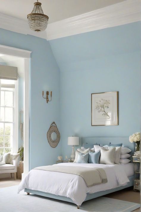 Dive into the soothing ambiance of Blue Horizon (SW 6497) as we explore how this moody hue can transform your space into a serene retreat. #Ad #homedecor #homedesign #wallpaints2024 #Painthome #interiorarchitecture Wall Colors Green Living Room Colors Bright Living Room Colors Apartment Renovation Living room Remodeling Modern Paint Colors 2024 Colorful Living Room Bright, Grey Blue Kitchen, Modern Paint Colors, Paint Guide, Bedroom 2024, Paint For Kitchen Walls, Light Colored Furniture, Girly Apartment Decor, Bedroom Oasis