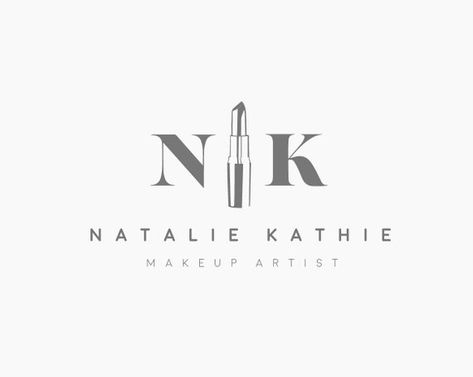 Make Up Logo Ideas, Makeup Logo Design Ideas, Makeup Artist Logo Ideas, Lipstick Logo Design, Make Up Artist Logo, Make Up Logo, Lipstick Logo, Logo Lips, Makeup Artist Logo Design