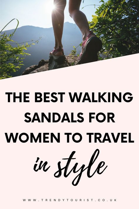 Here are the best walking sandals for women that are just as comfortable as they are stylish. #fashiontips #fashionguide #fashionblogger #fashionblog #fashion #blogger #blog #hikingshoes #hikingsandals #bestwalkingsandals #bestwalkingshoes #walkingsandalsforwomen #walkingshoesforwomen Casual Walking Sandals, Comfy Sandals Walking, Walking Sandals Women, Best Walking Sandals, Comfortable Walking Sandals, Walking Outfits, Fashion Walk, Best Walking Shoes, Comfy Sandals