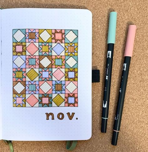 November Cover Page, Cozy November, Bullet Journal Page, Bullet Journal Ideas Templates, Bullet Journal Cover Page, Custom Journal, Bullet Journal Paper, Bulletin Journal Ideas, Bullet Journal Hacks