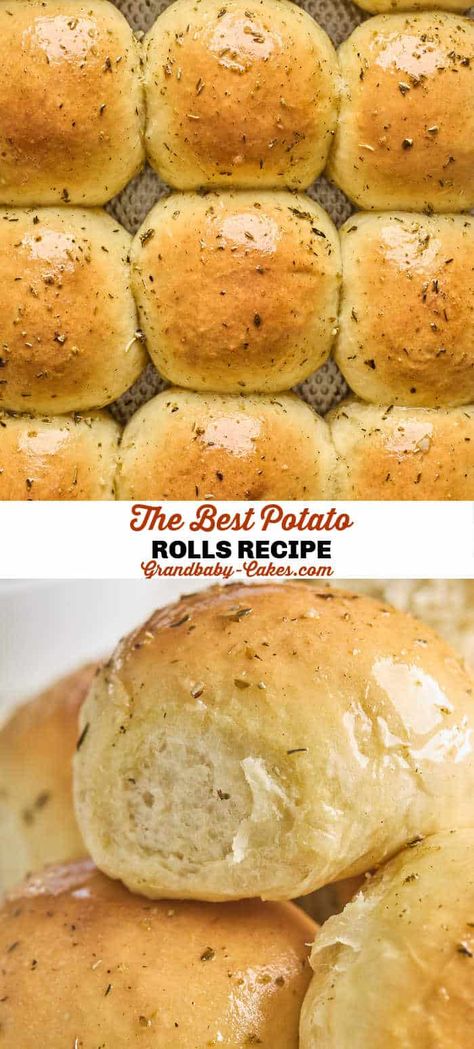 Potato Rolls Potato Buns Recipe Dinner Rolls, Potatoe Rolls Recipe Simple, Fluffy Potato Rolls, Homemade Potato Rolls, Potato Rolls Recipe Mashed, Potato Rolls With Instant Potatoes, Bread For Party, Mashed Potato Rolls, Potato Buns Recipe