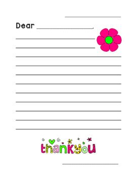 Simple cute template for writing thank you notes to all those special visitors, families, during Teacher Appreciation Week, and so on. I keep a stack in the classroom at all times for whenever the kiddos want to write a letter to someone. ... Kindergarten Writing Rubric, Teacher Thank You Letter, Letter Template For Kids, Service Projects For Kids, Cute Template, Parent Survey, Kindergarten Spring, Thank You Letter Template, Teacher Forms