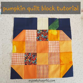 Pie Quilt Block, Pumpkin Quilt Block, Pumpkin Quilt Pattern, Pumpkin Quilt, Wool Applique Quilts, Fall Quilt Patterns, Mug Rug Patterns, Quilt Block Patterns Free, How To Make Pumpkin