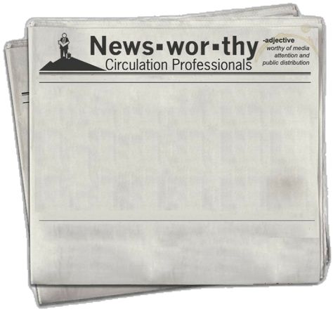 Blank Newspaper, Professions, Newspaper, Reading