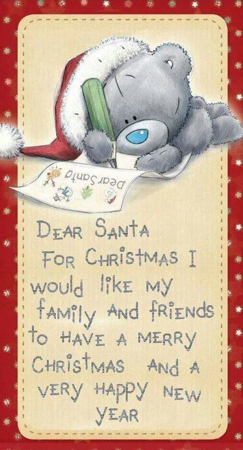 Christmas Christmas Wishes Quotes, Blue Nose Friends, 50 Christmas, Tatty Teddy, Love Bear, Wishes Quotes, Marianne Design, Cute Teddy Bears, Christmas Clipart