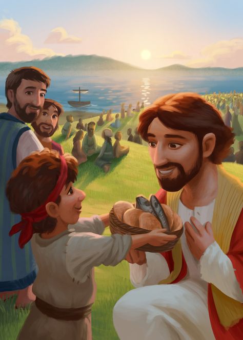 Bible Illustrations Art, Bible Cartoon, Christian Drawings, Image Of Jesus, Christian Illustration, Jesus Cartoon, Jesus Artwork, Bible Stories For Kids, Bible Images