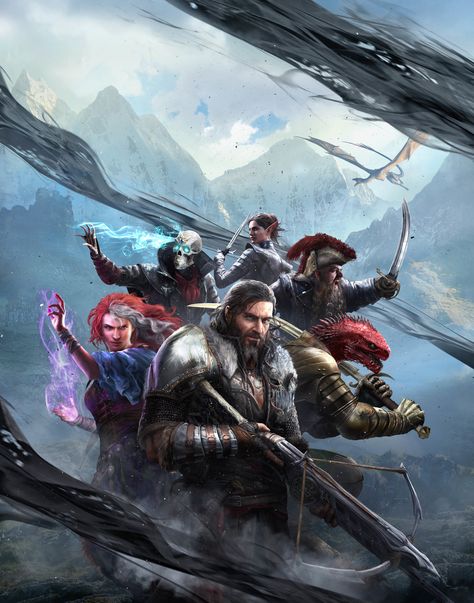 ArtStation - Divinity: Original Sin 2 - Definitive Edition, Dan Iorgulescu Divinity Original Sin 2, Divinity Original Sin, Warrior Drawing, Advanced Dungeons And Dragons, Forgotten Realms, Games Art, Game Concept Art, Fictional World, Dungeon Master