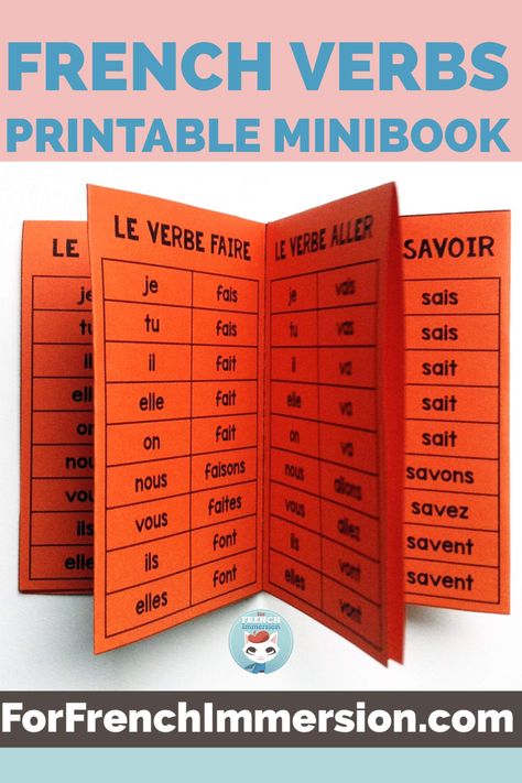 French Verbs Conjugation Worksheets, Teaching French Immersion, French Verbs Conjugation, French Lessons For Beginners, Free French Lessons, French Language Basics, French Printable, French Reading, French Teaching Resources