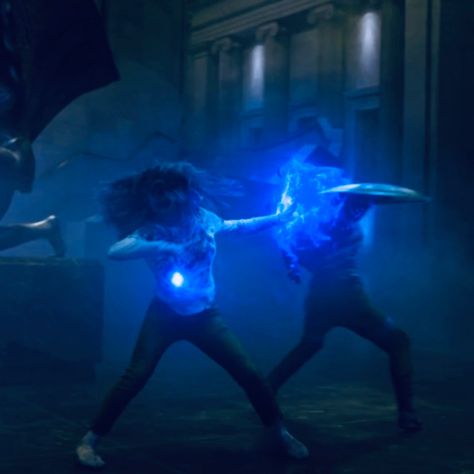 Super Strength Aesthetic Power, Blue Superhero Aesthetic, Super Strength Superpower, Blue Magic Powers, Blue Powers Aesthetic, Super Strength Aesthetic, Superhuman Aesthetic, Wanda Maximoff Powers Blue, Cool Superpowers