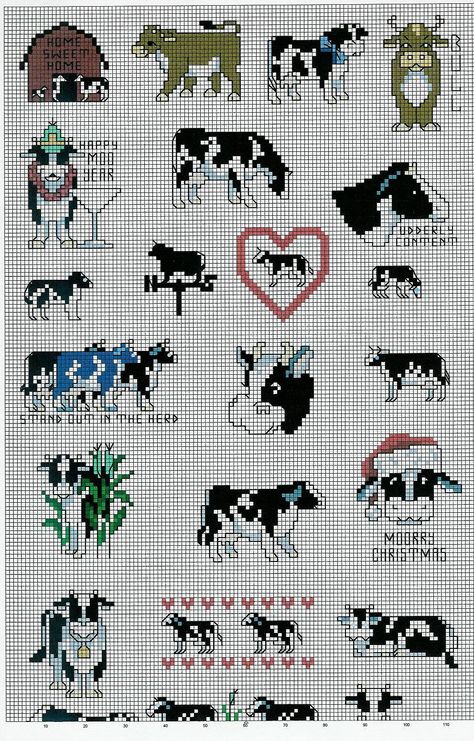 Cross Stitch Cow, Cow Earrings, Cross Stitch Silhouette, Cross Stitch Bookmarks, Stitch Book, Cross Stitch Pictures, Cross Stitch Animals, Cross Stitch Rose, Knitting Charts