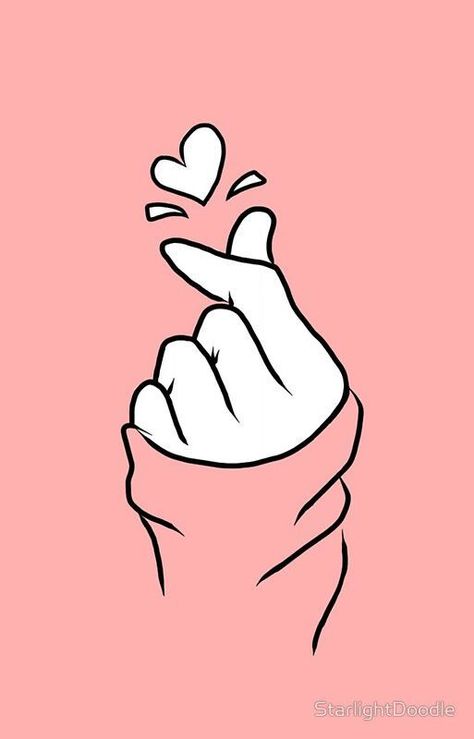 Finger Heart <3 Korean Heart Wallpaper, Kpop Illustration, Korean Heart, Kpop Heart, Heart Drawing, Wallpaper Kpop, Screen Wallpaper, Kpop Wallpaper, Pink Wallpaper