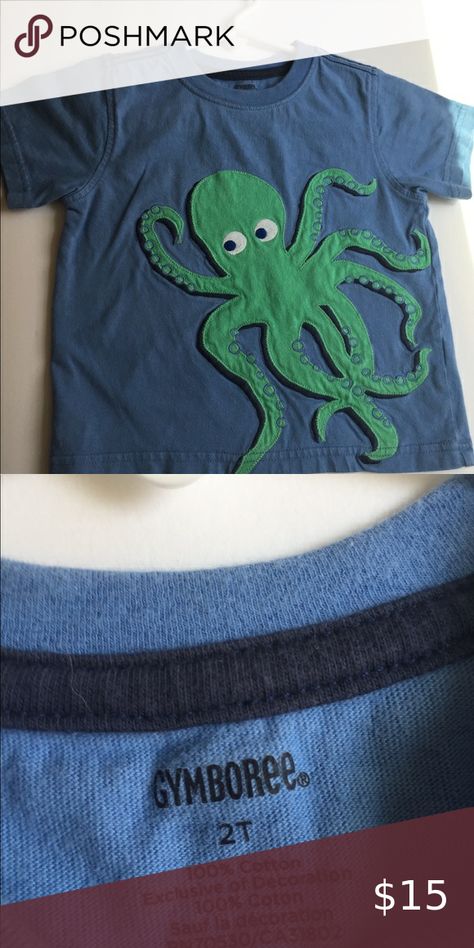 Octopus appliqué t-shirt Cute Octopus, Applique Quilt Patterns, Applique Shirts, Applique Pattern, Applique Quilts, Bead Embroidery, Shirt Pattern, Baby Quilts, When He