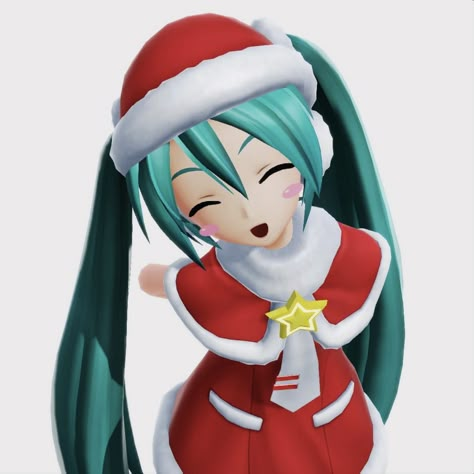 Winter Miku Icon, Miku Hatsune Christmas, Christmas Miku Icon, Christmas Miku Wallpaper, Hatsune Miku Christmas Pfp, Vocaloid Christmas Icons, Vocaloid Christmas Pfp, Puerto Rican Miku, Miku Christmas Pfp