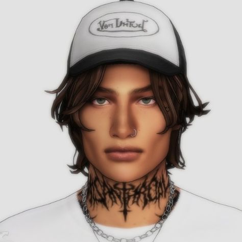 Sims 4 Male Sims Download, Sims Patreon, Sims 4 Hair Male, Sims 4 Tattoos, Mod Hair, Pelo Sims, Sims 4 Cc Skin, Free Sims, Hair Pack