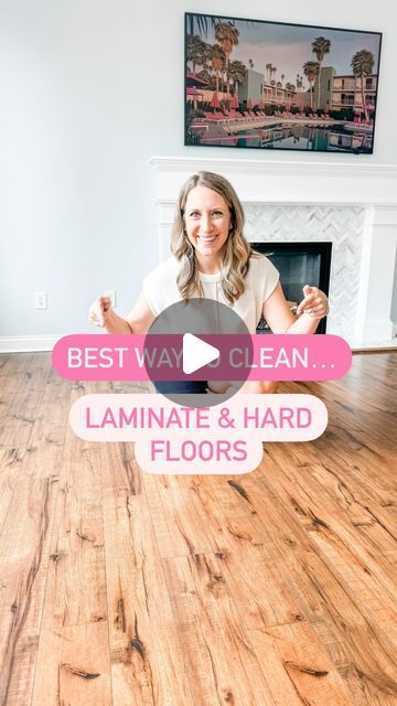 Jill Koch 🩷 Easy Cleaning, Home & Organizing Hacks on Instagram: "One of my most requested cleaning videos….how to clean laminate, hardwood floors and LVP. ⠀ 🩷 Comment “FLOOR CLEANING” and I’ll message you the items used. ⠀ ✨ Or head to my profile, click the link there then scroll to this post. ⠀ The biggest mistake people make when cleaning floors is….too harsh of a cleaner for the floor type and too wet! ⠀ When it comes to cleaning floors keep it simple. Truly just a little warm water and some drops of dish soap is all you need. ⠀ Or the cleaner that comes with a Vacmop (my version has an option to clean with just water too). ⠀ Save this for cleaning motivation and your next floor deep cleaning day. ⠀ #floorcleaning #cleaningtips #hardwoodfloors #laminateflooring #laminate #luxuryvinyl Clean Floor Hacks, How To Clean Laminate Wood Floors, Laminate Floor Cleaning Solution, Cleaning Laminate Wood Floors, Laminate Floor Cleaner, Hardwood Floor Cleaning, Laminate Plank Flooring, Cleaning Floors, How To Clean Laminate Flooring