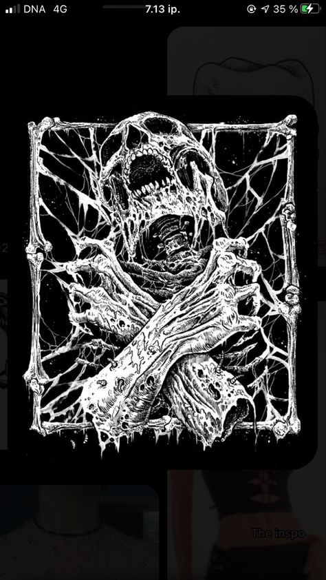 Grindcore Tattoo, Grindcore Art, Heavy Metal Art, Sketch Tattoo Design, Black And White Art Drawing, Macabre Art, Dark Art Tattoo, Occult Art, Dark Art Drawings