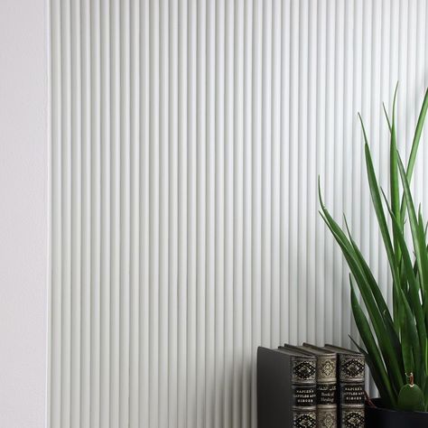 Ribbed Wall Panelling | Panitable Wall Panels Made in UK Reeded Wall, Ribbed Wall, Panelling Ideas, Mdf Wall Panels, Wood Mouldings, England Homes, Ribbed Paneling, Wall Panelling, Decorative Wall Panels