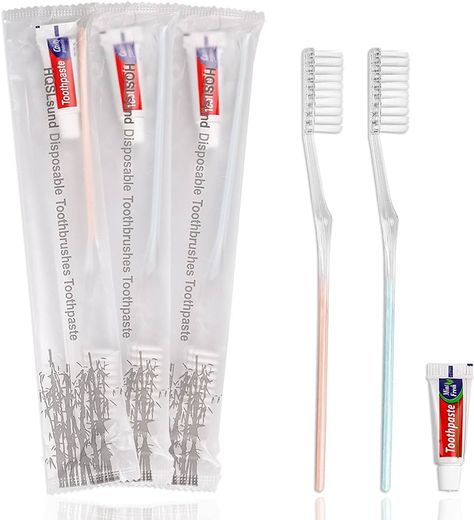 30 Pack Disposable Toothbrushes with Toothpaste, Individually Wrapped Disposable Toothbrushes Bulk Toothbrushes Medium Soft Bristle Tooth Brush Manual Disposable Travel Toothbrush Kit Bulk : Amazon.co.uk: Health & Personal Care Dental Floss Picks, Toothbrush And Toothpaste, Pasta Dental, Travel Toothbrush, Tooth Gem, Manual Toothbrush, Toothbrush Toothpaste, Bamboo Toothbrush, Tooth Brush