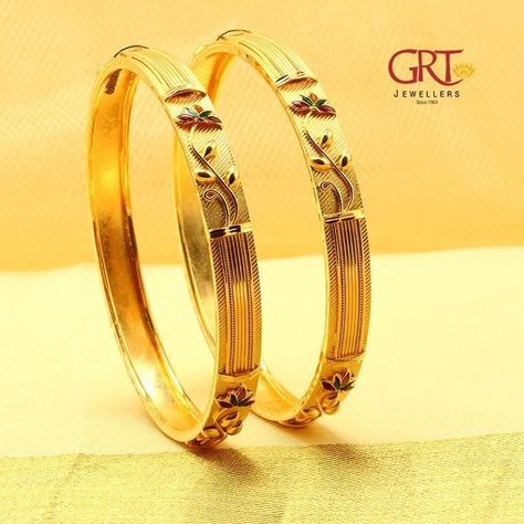 Gold Churi Design Latest, Gold Bangles With Grams, Bangle Designs Gold Indian, Latest Antique Gold Bangles Designs, Bangel Design Gold Latest, Bangles Designs Gold Latest, Gold Bangles With Weight And Price, Bangle Designs Latest, Latest Gold Kada Design For Women