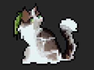 Clan Gen Cats, Warrior Cats Pixel Art, Clan Gen Warrior Cats, Clangen Art, Clangen Cats, Clan Gen, Cat Nail Designs, Wcue Morph, Warrior Cat Oc