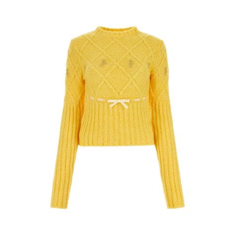 Exterior: 36% Wool 34% Cotton 30% Nylon Size Type: It Material: Exterior: 36% Wool 34% Cotton 30% Nylon Sku: Geb-Oma5 Yellow Welcome To The Official Luosophy Poshmark Closet! Luosophy Is A Luxury Brand Reselling Company Founded In San Diego, Ca From 2016. All Our Products Are Imported From Italy And Sold In The Usa. We Do Our Best To Provide High Fashion, Luxury Items At Affordable Prices. We Guarantee All Our Products Are 100% Authentic. Shop With Us And You Will Forget About Shopping At Depart Unique Cardigan, Yellow Top, Yellow Sweater, Knitted Jumper, Wool Blend Sweater, Knitwear Women, Dress Codes, Colorful Sweaters, Crossover