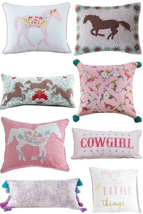 Brighten up your home with a colorful new throw pillow. There is a perfect pillow for everyone from age from five to fifty.