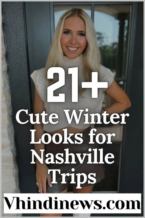 What to Wear in Nashville: 21 Best Women Winter Outfits to Wear in Nashville 1 Country Bar Outfit Winter, Bar Outfits Winter, Outfits To Wear In Nashville, Winter Nashville Outfits, Bar Outfit Winter, Country Bar Outfit, What To Wear In Nashville, Outfit In Winter, Women Winter Outfits