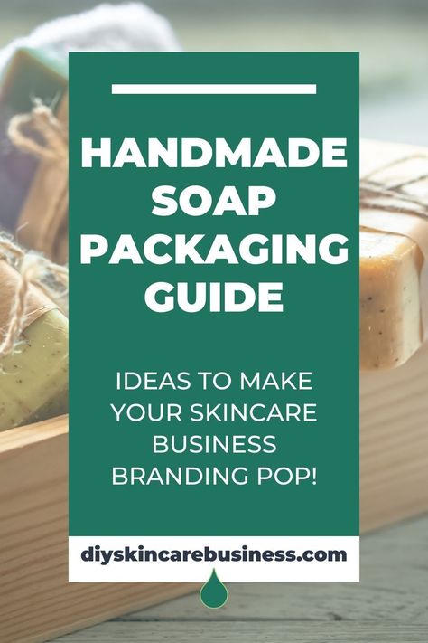 For the soap maker ready to get serious about branding their handmade skin care business. This soap packaging guide has inspiration for containers, soap box label templates, memorable unboxing details, and more. A must-have resource for any artisan soaper! www.diyskincarebusiness.com Soap Labels Ideas, Skin Care Packaging Ideas, Handmade Soap Packaging Ideas, Soap Box Design, Handmade Soap Packaging, Soap Labels Template, Skin Care Business, Soap Ideas, Handmade Skincare